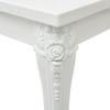 VidaXL Table basse 115x65x42 cm Blanc brillant