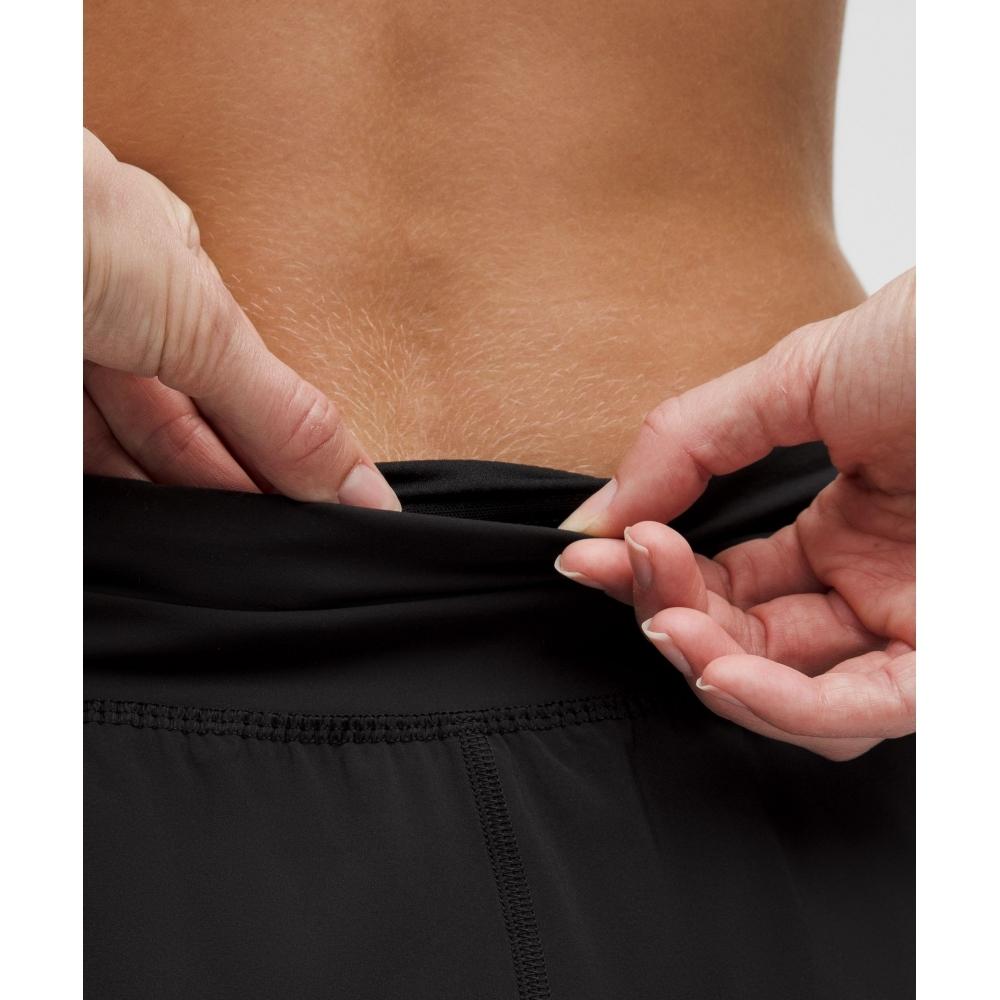Lullulemon Fast And Free High-Rise Classic Fit Split Shorts 3-Inch Blk
