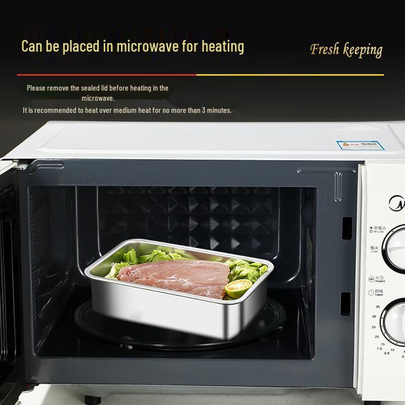 304 Stainless Steel Food Storage Container