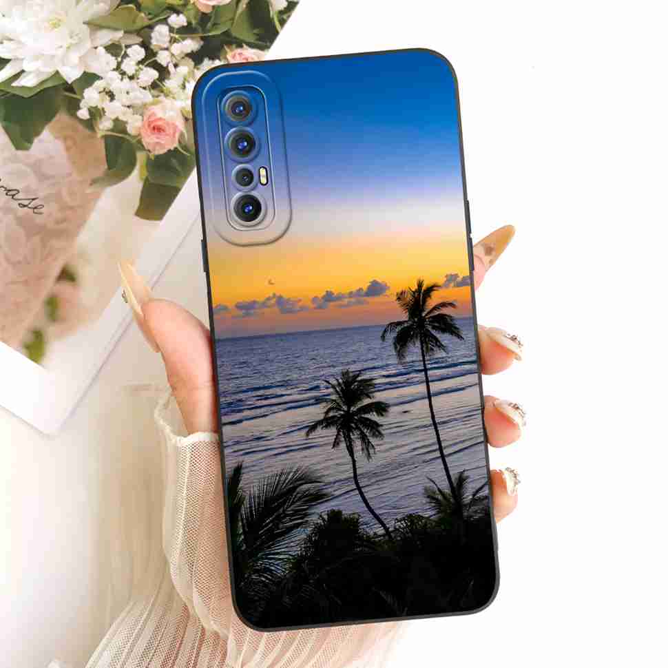 Soft Dragon Silicone Case For OPPO Reno3 Reno 3 Pro 3Pro 4G 6.4" CPH2035 CPH2037 CPH2036 Shell Couples Phone Cover