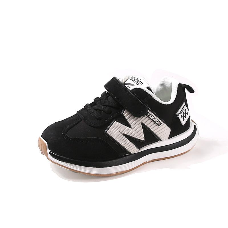 2025 Spring and Autumn New Children's Sports Shoes Boys Casual Shoes Girls Lightweight Breathable Running Shoes Student Board Shoes