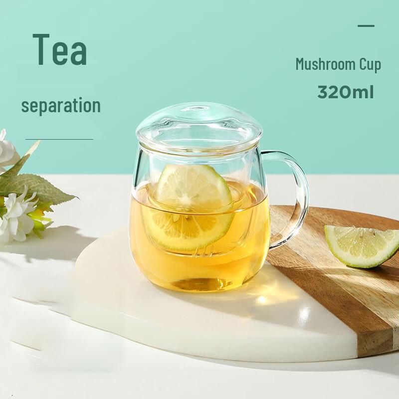 RELEA 320ml Mushroom Glass Cup