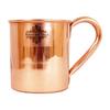 Pure Copper Straight Shaped Shine Finish Design Moscow Mule Beer Mug Cup, Best for Beer Cocktail Parties, Barware, Volume-415ML, Set of 2