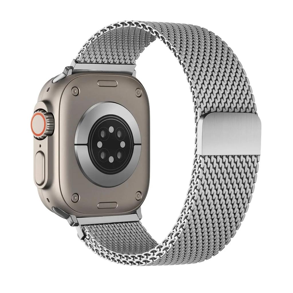 Kovový řemínek pro Apple Watch Ultra 3 pásek 49mm 46mm 44mm 45mm 42mm 41mm 40mm 38mm Milánský smyčkový pásek Náramek correas iWatch Řada 11 10 9 8 7 6 5