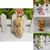 Premium Mini Cute Plush Toy Tiny Rabbit Bear Doll For Diy Creative Bag Accessory