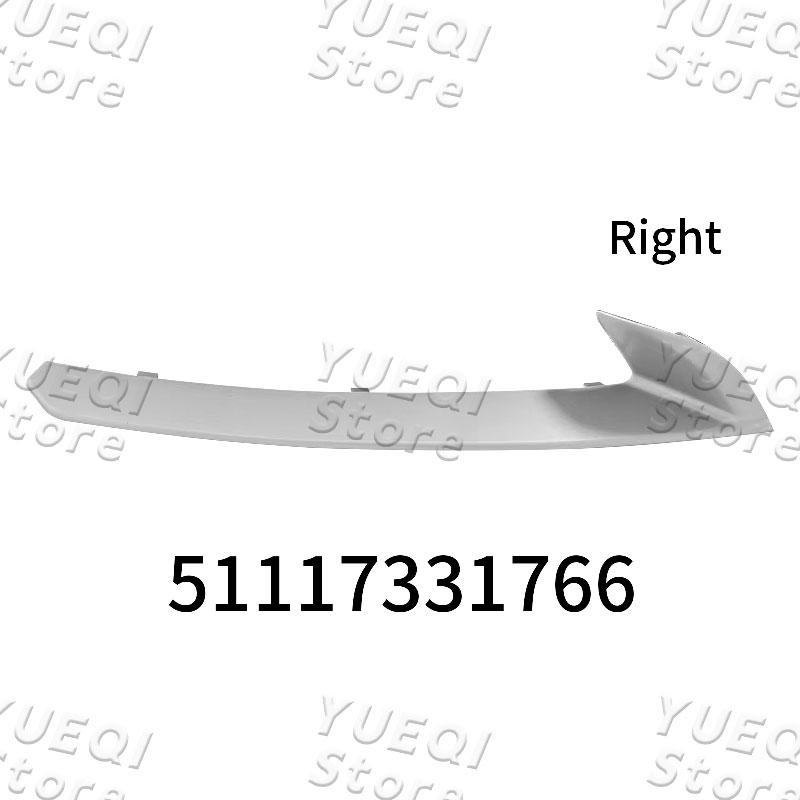 Car Front Fog Lighting Grille Strip Left Right Fit For BMW 5 series F10 F18 2014-2016 OE 51117331765 51117331766 High Quality Au