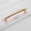 KAK 5 pieces Champagne Gold Door Handles Zinc Alloy Cabinet Handle Drawer Knobs European Wardrobe Pulls Kitchen Furniture Handle