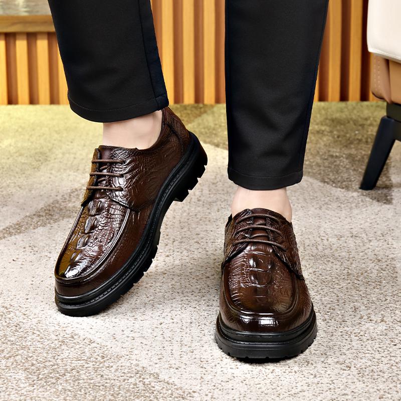 Men All Season Shoes Leather Comfortable Comfortable Wear For Daily Use Durable Material With Good Quality