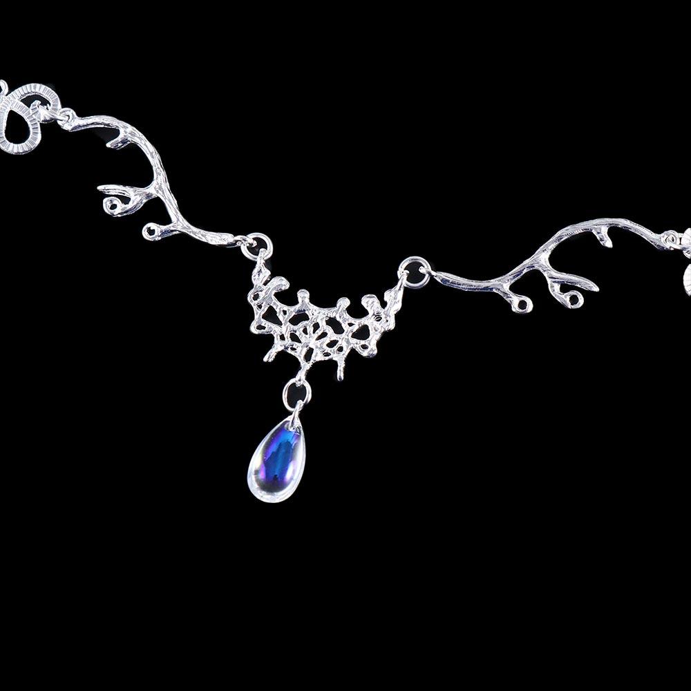 Hollow Chinese Style Waterdrop Girls Rhinestones Bead Hair Clips Crystal Barrette Tassel Hairpin