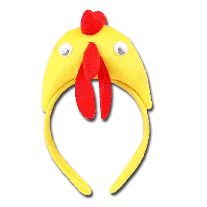 Zodiac Animal Horn Headband: Cow, Rabbit, Tiger, Dog, Cat, Wolf, Devil. Perfect for Costumes and Performances.