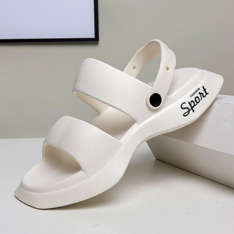 

Comfortable Sandals Summer Men s Casual Beach Shoes Outdoor Non Slip Soft Soled Sandals 44 бежевий