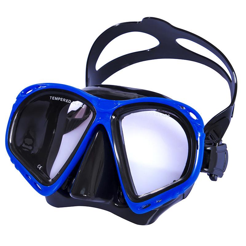 Diving Goggles Tempered Glass Lenses, Adult Snorkeling Masks