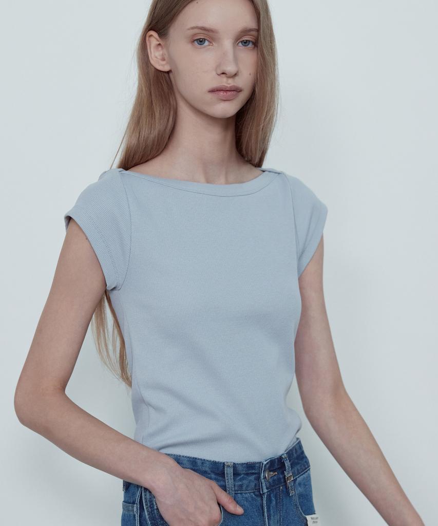 NON AND NON Eve Boat Neck T-Shirt_Nfts5292