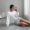 Fashion Sequined Bow Loose Long-sleeved Niche Knitted Sweater Cardigan
