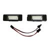 2pcs For Nissan X-Trail T30 T31 Qashqai J10 J11 Primera P12 Pathfinder R51 Juke F15 License Plate Light Assembly