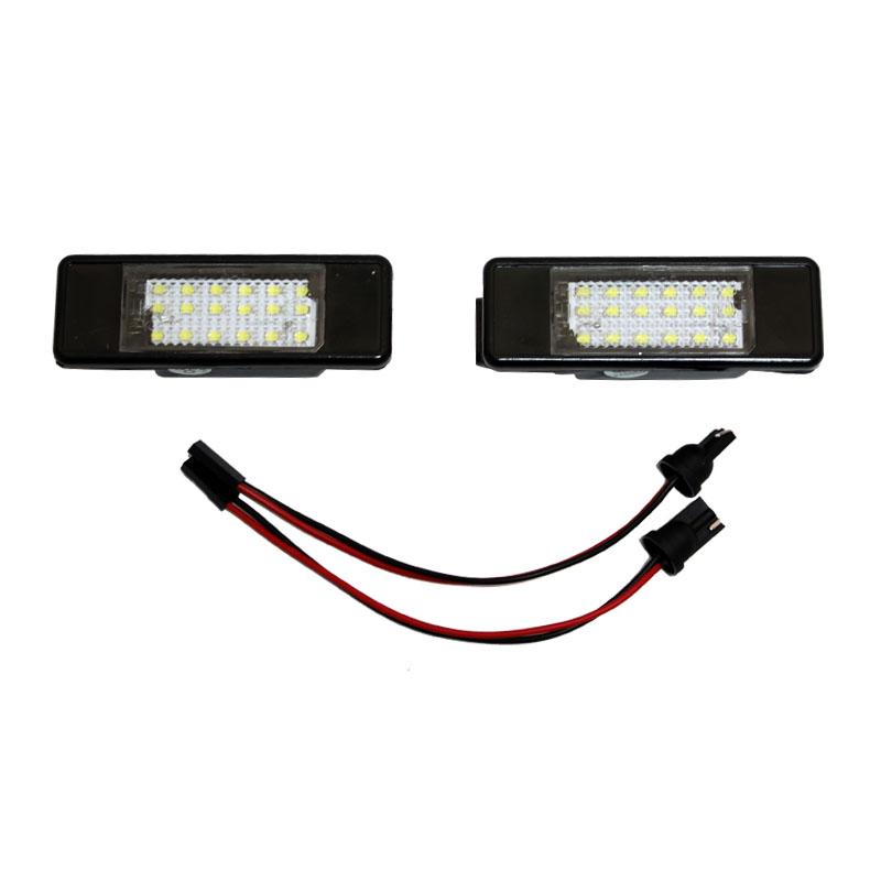 2pcs For Nissan X-Trail T30 T31 Qashqai J10 J11 Primera P12 Pathfinder R51 Juke F15 License Plate Light Assembly