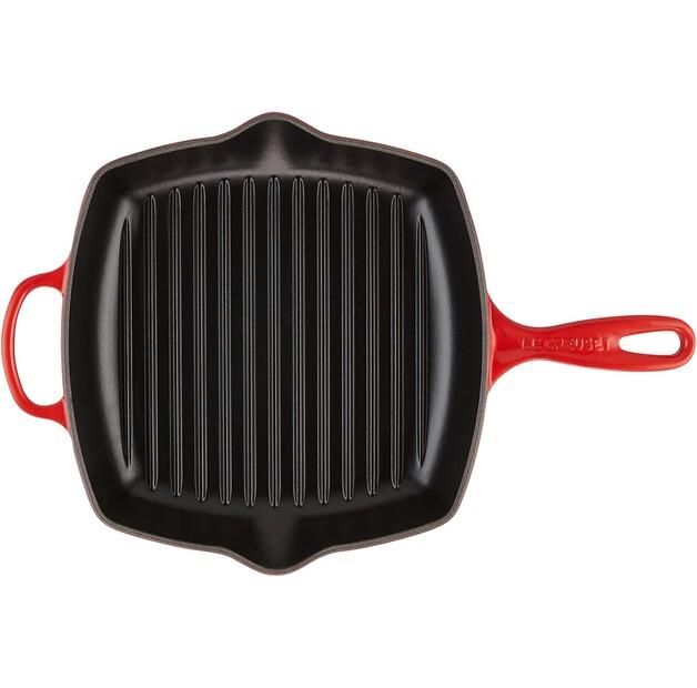 Сковорода-гриль Le Creuset квадратная 26x26 см вишнево-красная (20183260600422)