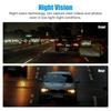 4.0In Dash Kamera Araba DVR 24H HD 1080P Dash Kamera Çift Lensli Video Kaydedici 1080P Kara Kutu Döngüsü Dashcam Ayna Sürüş Kaydedici