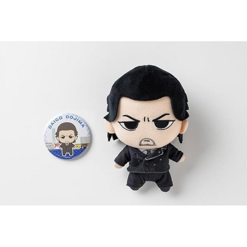 Unbranded Ryu Ga Gotoku Plush Toy   Can Badge Set 3 Dojima Daigo 3 Dojima Daigo