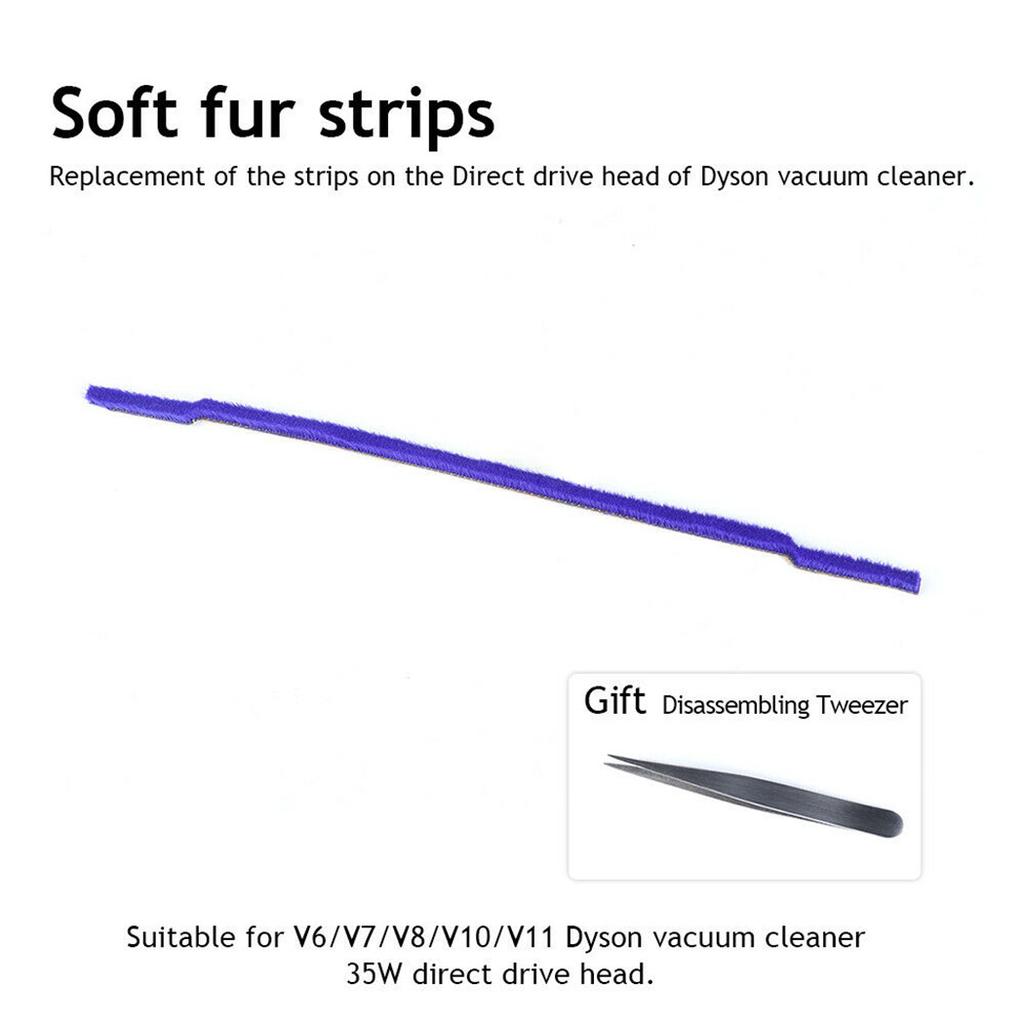 5 szt. Pasków Pluszowych/Dla-Dyson-V6/V7 Serii Odkurzacza Direct Drive/Głowica Czyszcząca