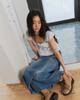INSEOWL Necklace Two-Way Blouse - White