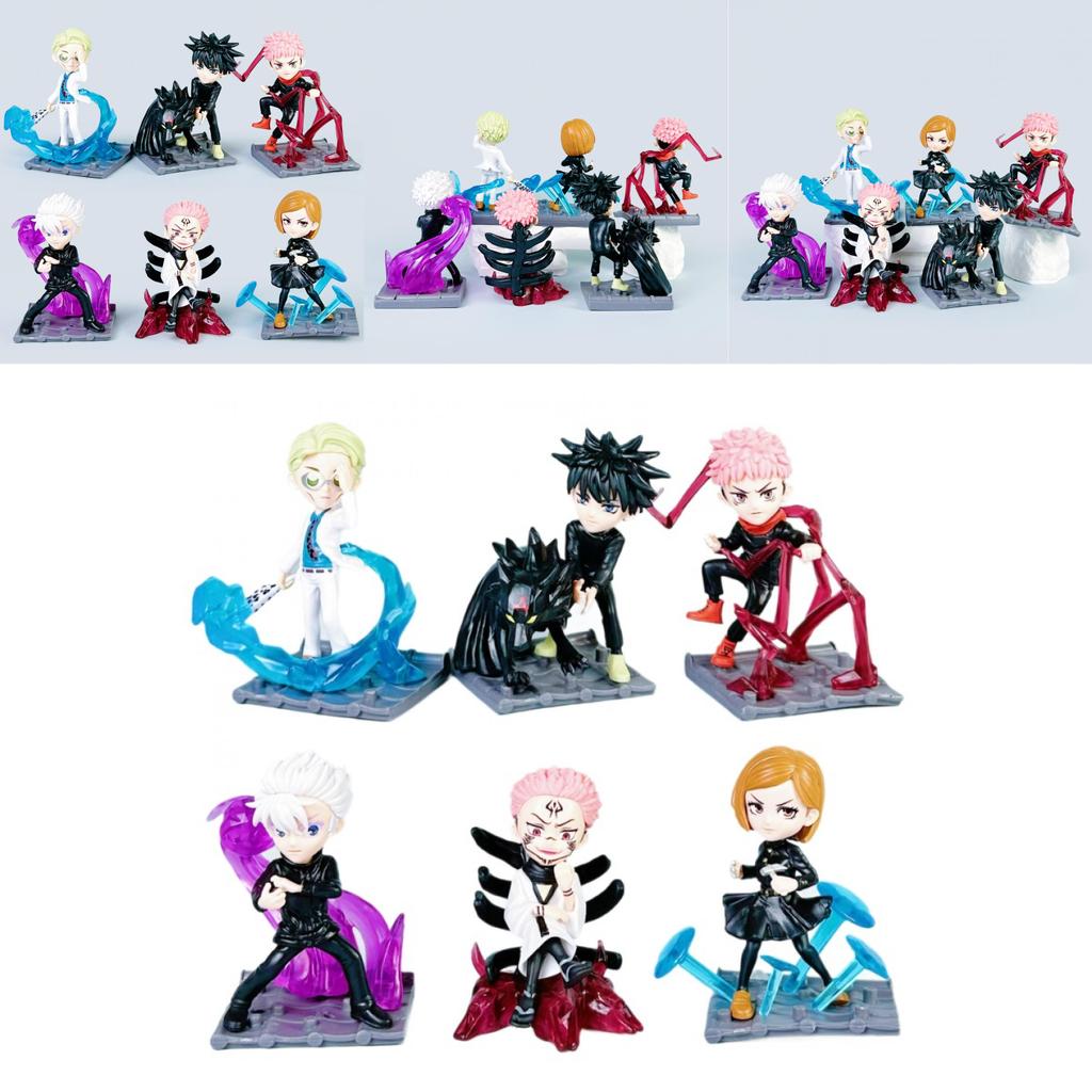 Jujutsu Kaisen Action Figure Set Pvc Collectible Figures For Anime Fans And Display