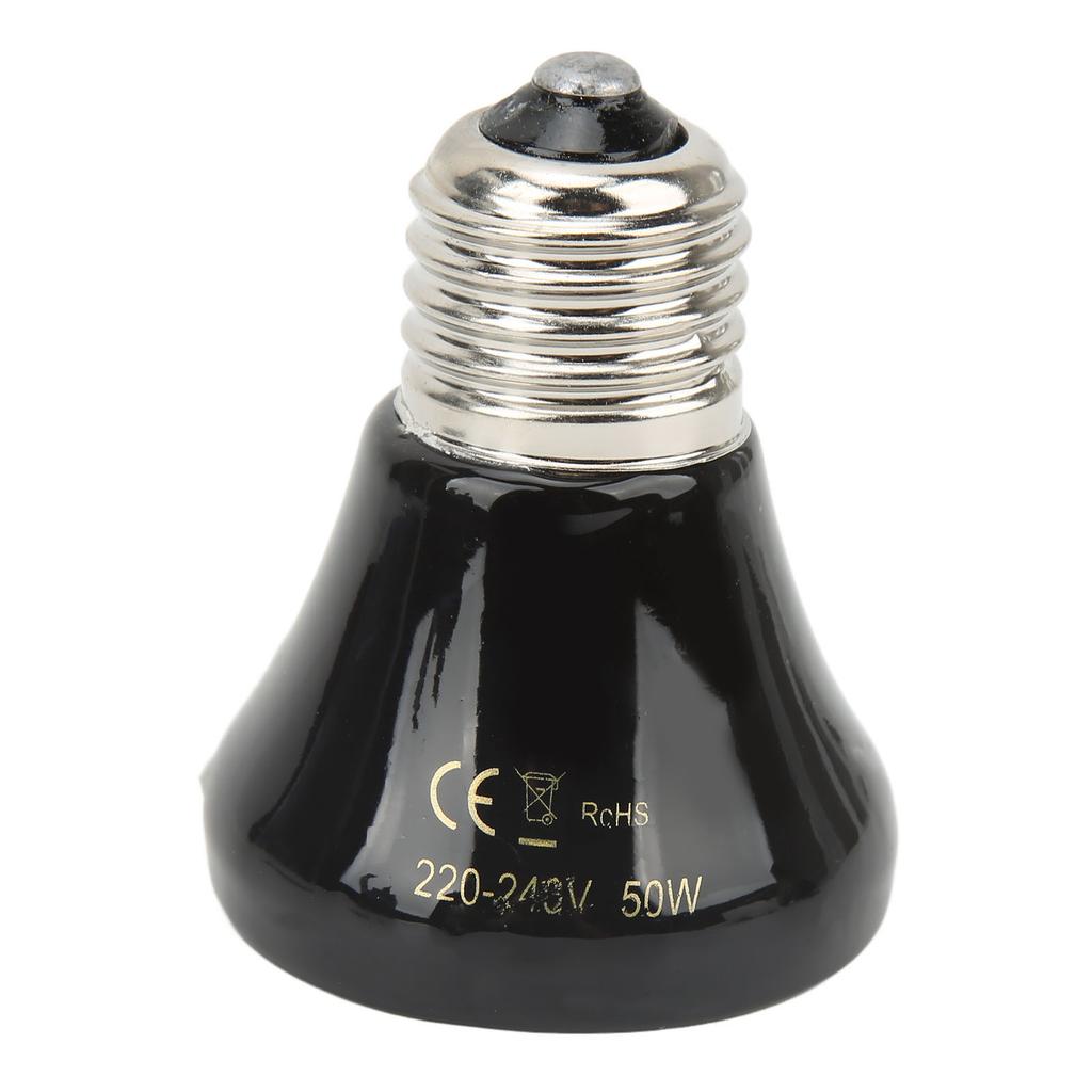 Keramik-Reptilien-Wärmelampe, Mini-Infrarot-Wärme-Keramik-Amphibien-Heizlampe für Eidechsen