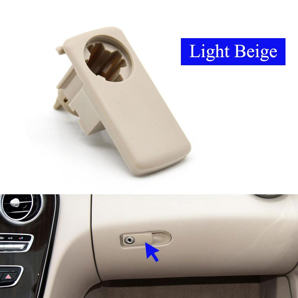 

W205 W253 автомобильный черный перчаточный ящик, ручка, переключатель, ящик для инструментов, замена замка крышки для BENZ C GLC Class C200 C250 C300 C400 GLC260 светло-бежевый