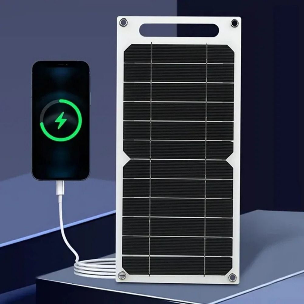 5V 6W Solar Panel Charger with USB Output Portable Solar System USB Solar Charger Panel  Home
