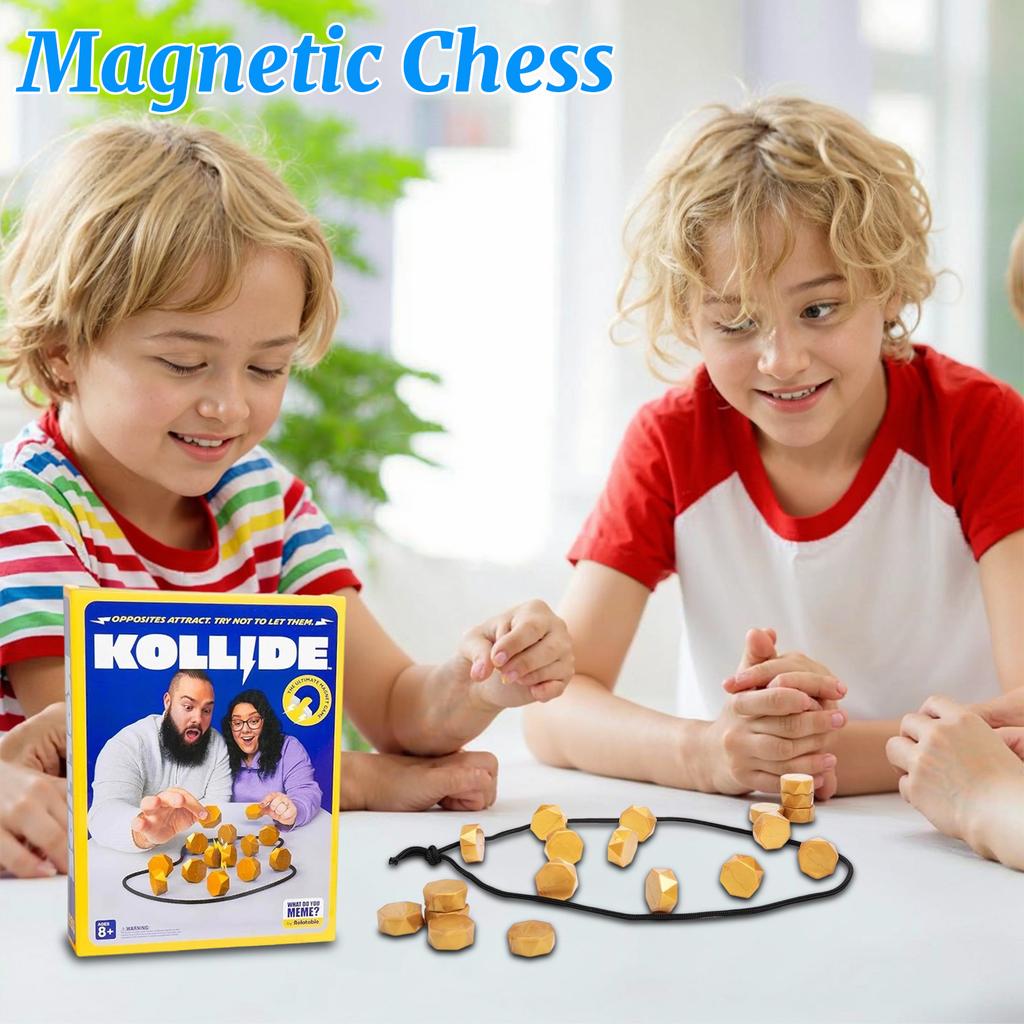 Pieces Attraction Magnetic Game Strategy Board Game
