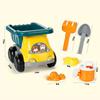 Popular Large Plastic Beach Toy Car Sandglass Set for Kids - Perfect for Sand and Water Play, Bath Time, and Recreation.
