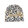 Leopard Letter Print Knitted Hat With Warmth For Winter Streetwear Fans