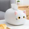 Tissue Dispenser Cute Cat Shaped Paper Holder Large Capacity Wide-Mouth Design Multi-Functional Storage Box