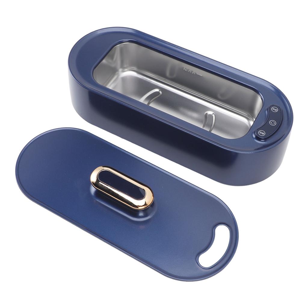 Glasses Cleaning Machine Portable Compact 380ml Tank Sonic Jewelry Cleaner For Eyeglass Ring Watches