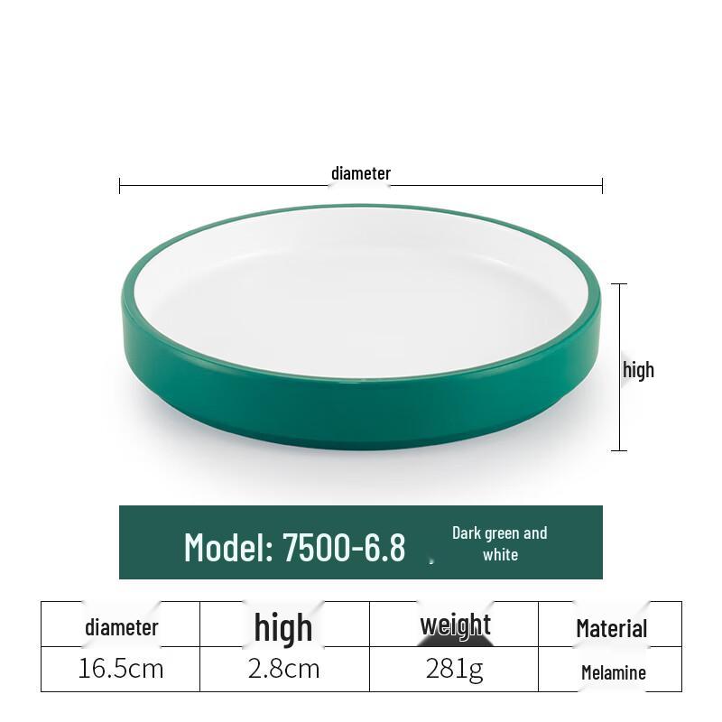 Korean Style Melamine Round Side Dish Plate