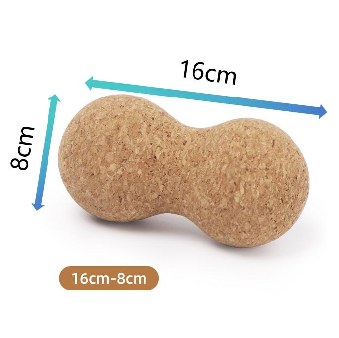 Cork Massage Ball  2.5 Inch for Yoga, Fascia Release, Trigger Point Therapy, Muscle Pain and Tension, Aid Therapeutic Recovery.