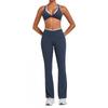 Color Block Sports Yoga Set Women - Tight Fitting Moisture Wicking 2 Piece Running Fitness