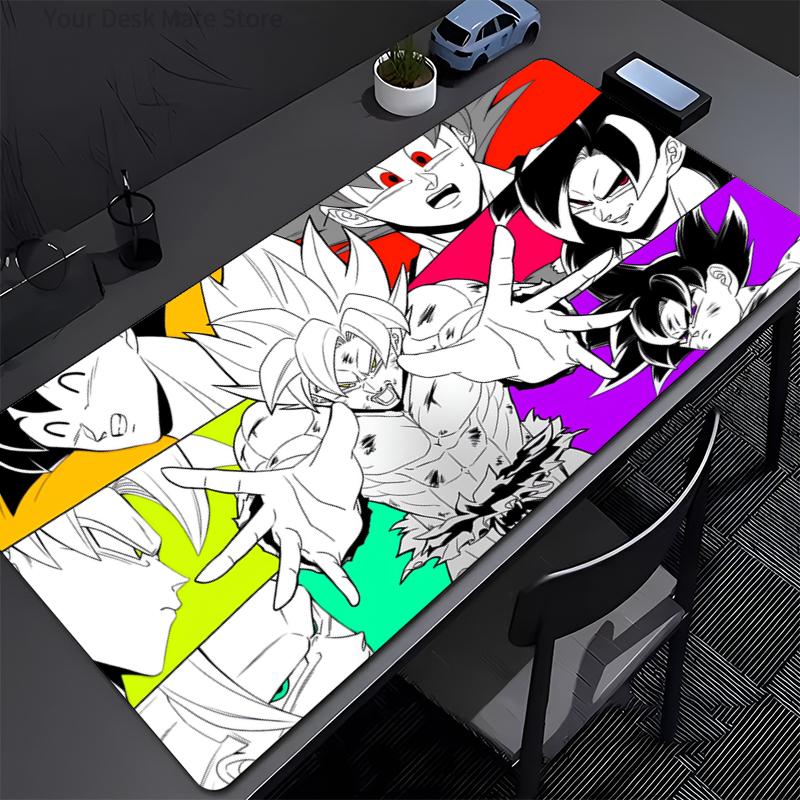 Mouse Pad big Dragon Ball Computer Office Game Table Mats Rubber non-slip Gaming Keyboard coaster Long Desk Pad cartoon Mousepad