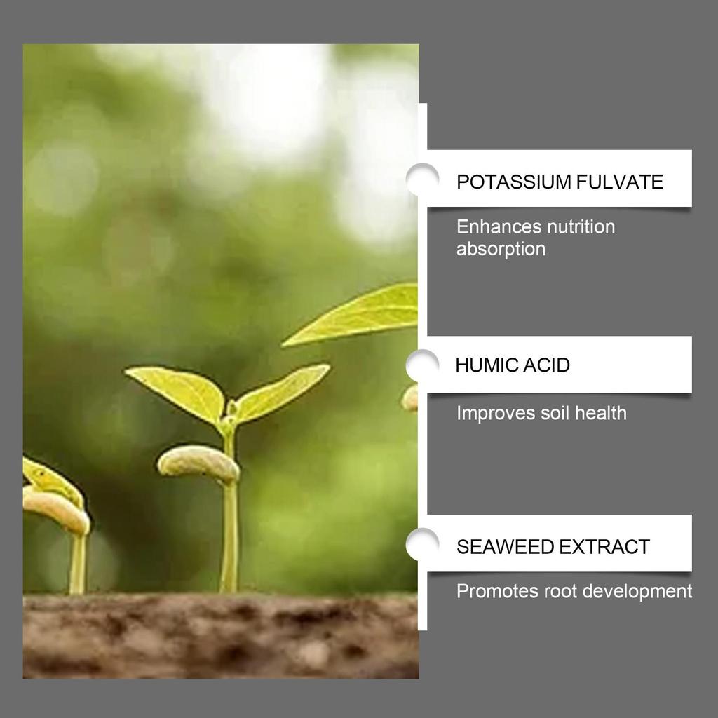 Attivatore del suolo, fertilizzante per piante da giardinaggio e floreali per integrare i nutrienti e mantenere la salute del suolo quotidianamente