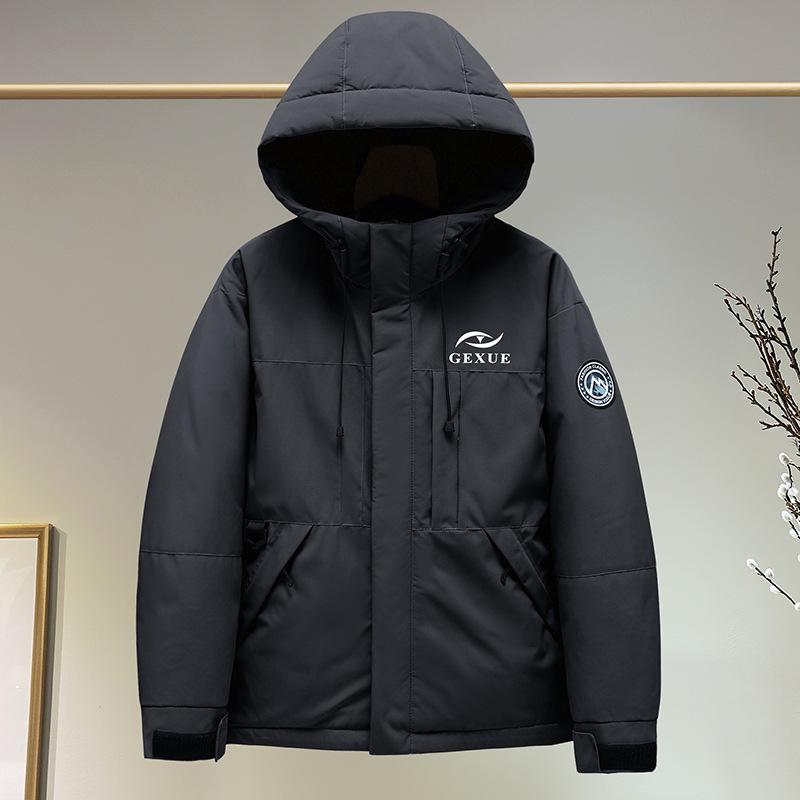 New women's jacket autumn and winter down cotton clothes single punch jacket men and women couple casual outdoor hiking jacket