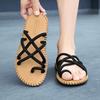 Ultimo Design Infradito da Uomo Pantofole Leggere Traspiranti Sandali alla Moda Comodi da Spiaggia Sandali Aperti per Esterno
