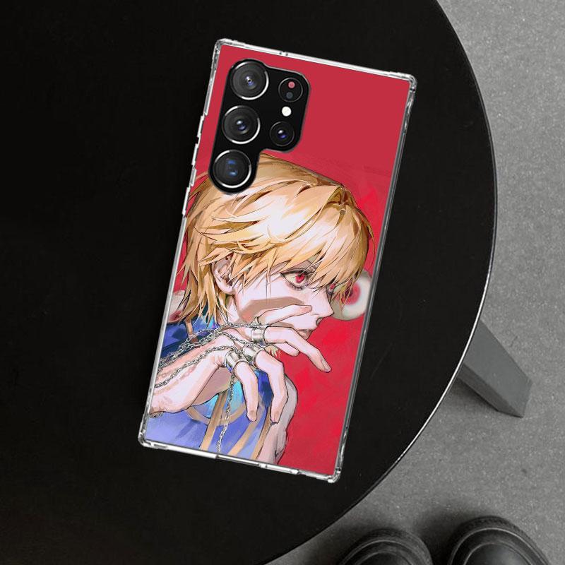 Huner X-Hunters Kurapika Phone Case Cover for Samsung Galaxy S26 S25 Edge S24 S23 Ultra S22 Plus S21 FE S20 + Art Customized Fun