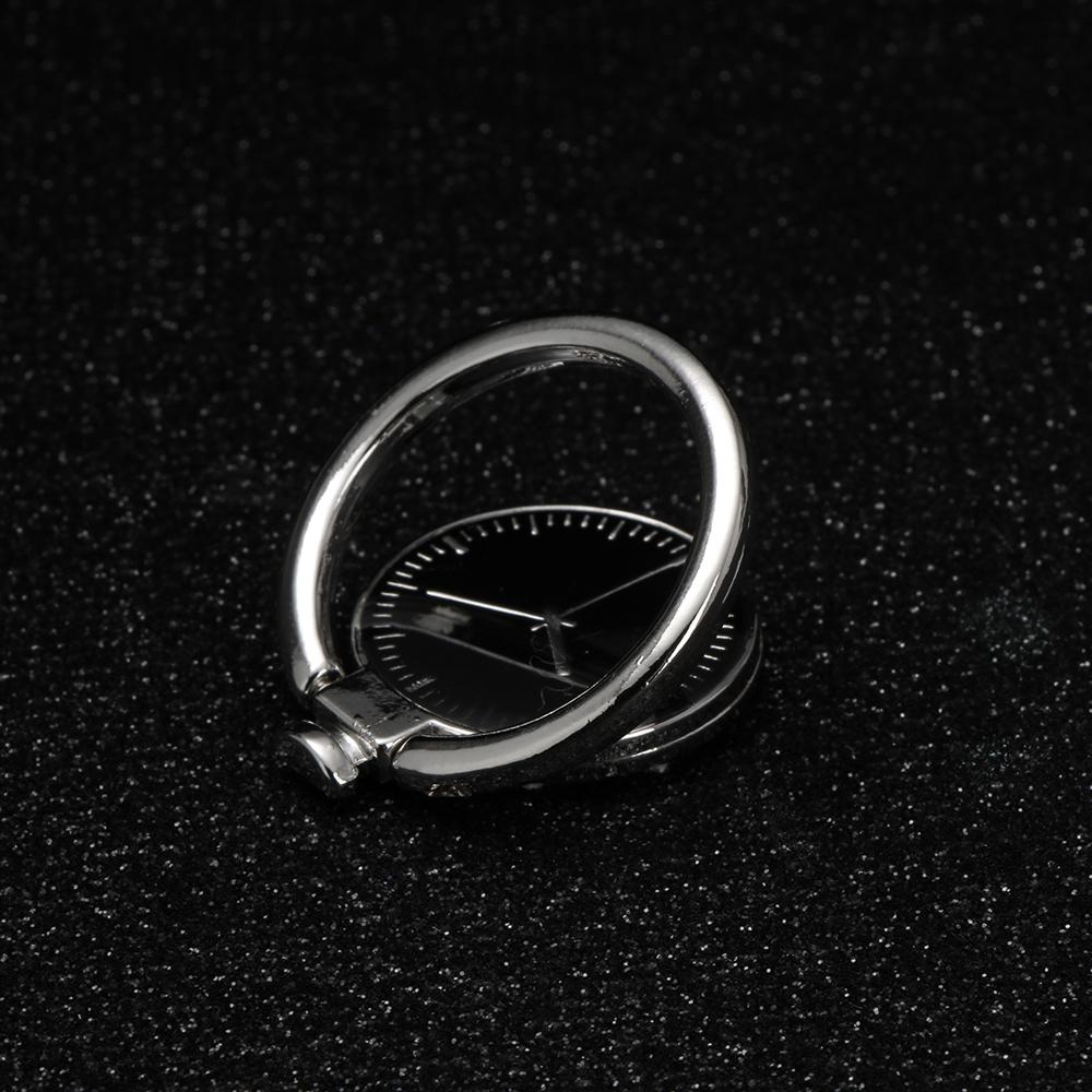 Fashion Metal Bracket Watch Shape Mobile Phone Holder 360° Rotating Finger Ring Grip