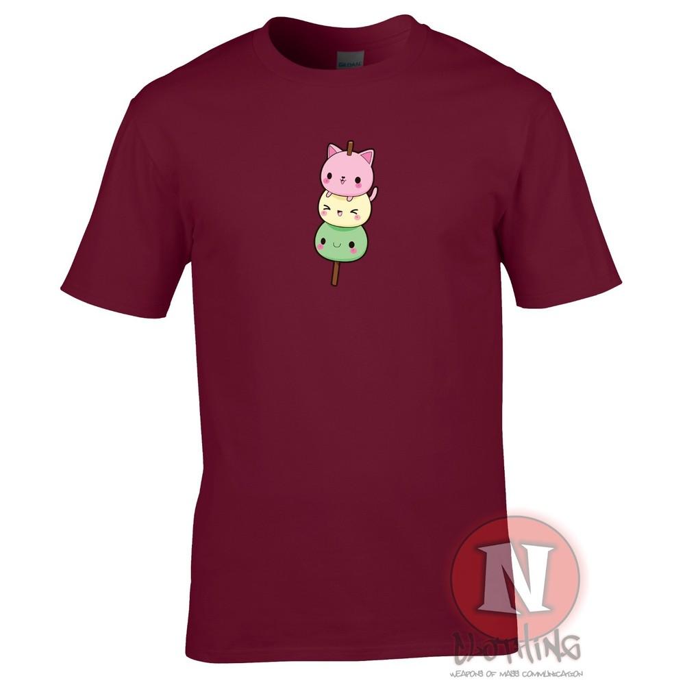 Cute Kitty Marshmallows TShirt Japanese Asian Cat Feline Kawaii Tee S