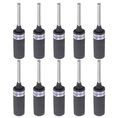 Uxcell Abrasive Sandpaper 1200 3mm Sanding Drum Cylinder Grinding Head for and Metal Polishing 10-Piece Roll, Grit, Shank, Sleeve, Woodworking, Glass,