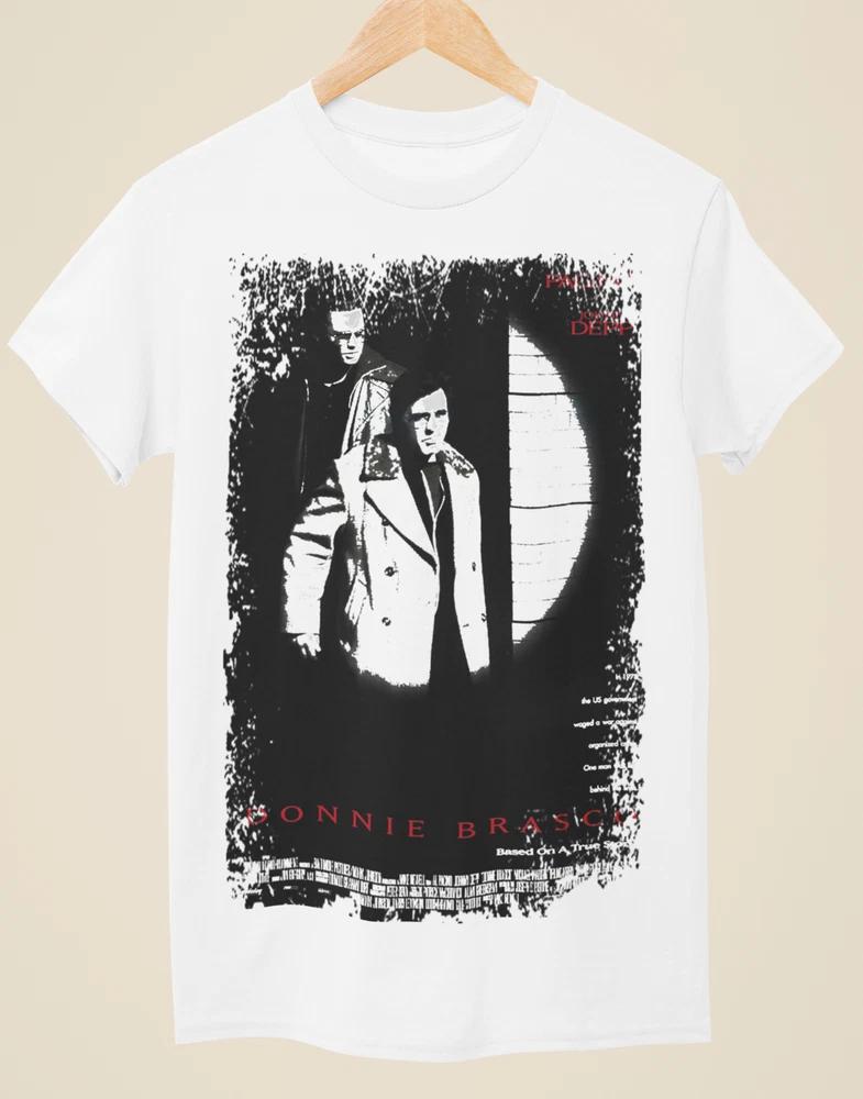 Donnie Brasco Movie Poster Inspired Unisex White TShirt S