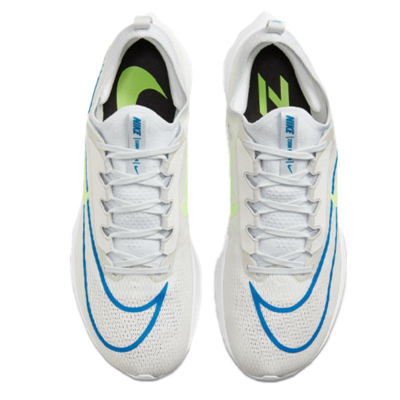 Nike Zoom Fly 4 'Hvit Imperial Blue Lime Glow' Sneakers casual CT2392-100