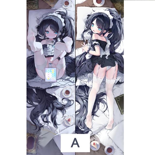 

Blue Archive Alice Dakimakura 2WAY Hing Body Case Anime Pillow Cushion Cover Xmas Gifts 120x40 cm Peach Skin