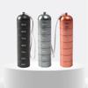 Stainless Steel Sealed Compartment EDC Tool Sealed Pill Bottle Storage Box Bottle Medicine Box