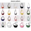 Solid Color Nyl Women's Travel Crossbody Bag Simple Female Hobos Shoulder Bags Casual Outdoor Phe Pouch Handbags Girls Purse